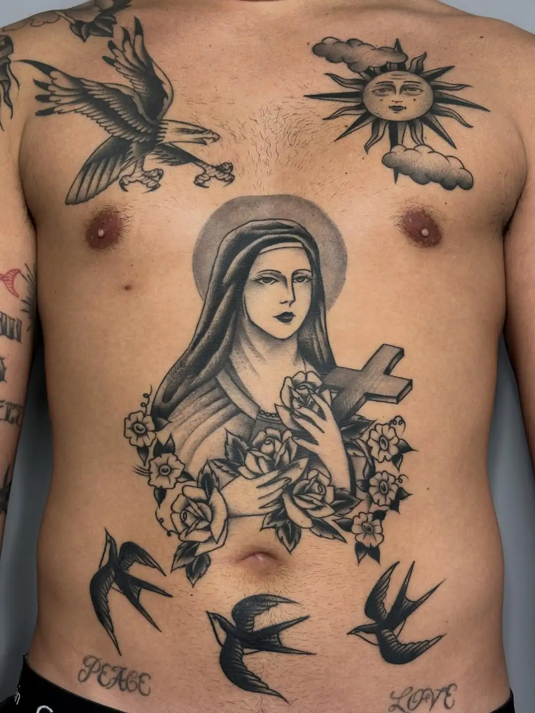 Caveira tradicional — antebraço